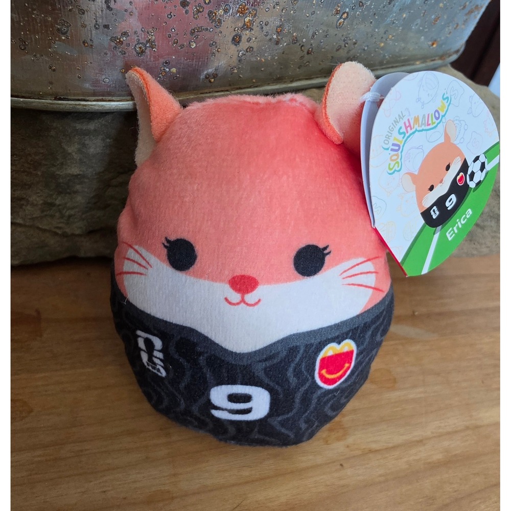 NWT McDonald's 2026 FIFA World Cup Squishmallow - Erica the Chinchilla #9